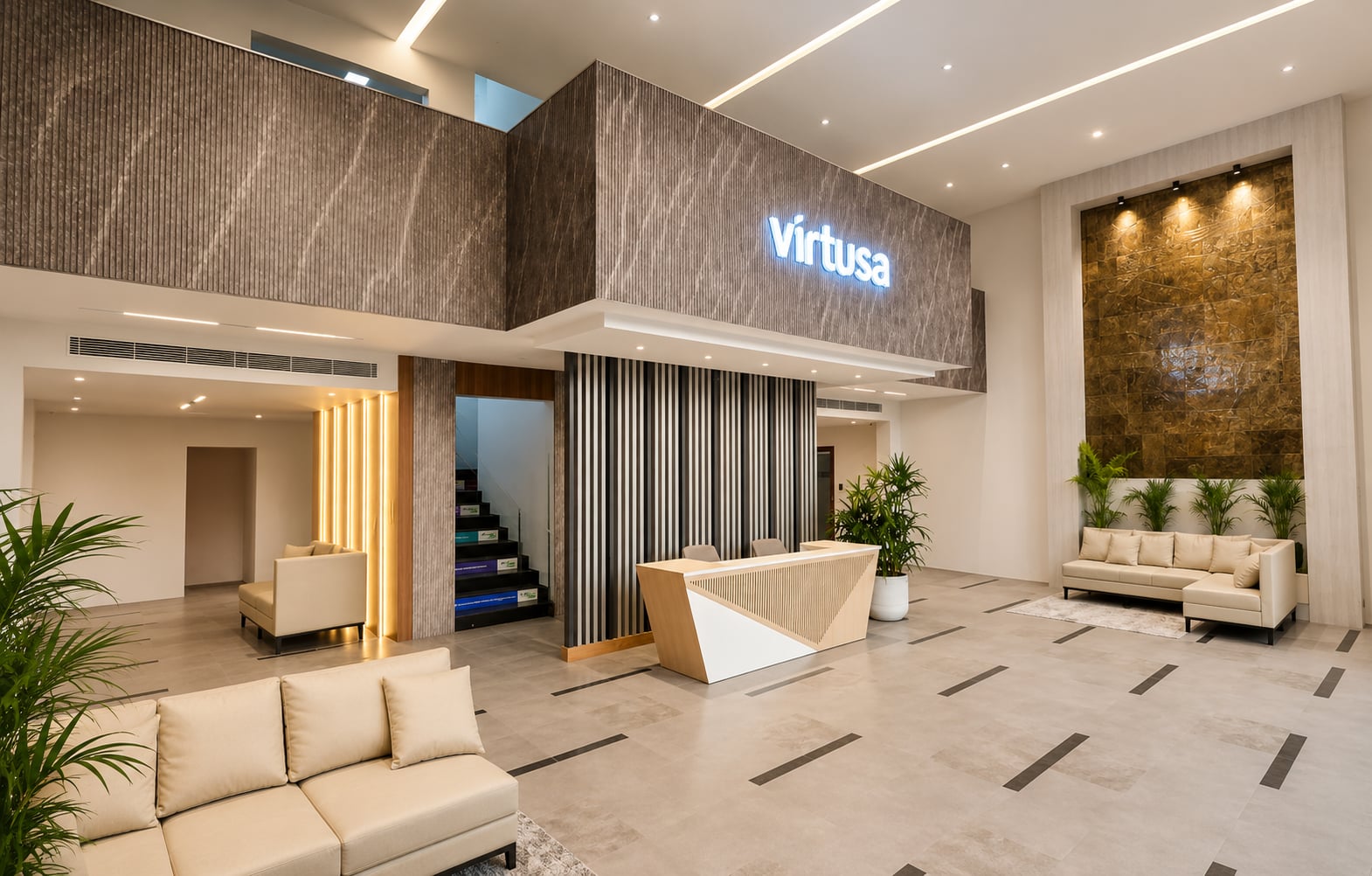 Virtusa Navalur — Lobby & Guest Rooms — photograph 3